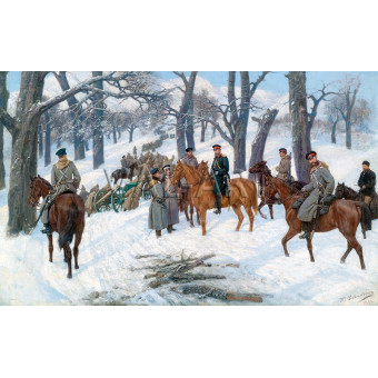 РЕПРОДУКЦИИ НА КАРТИНИ Генерал Йосиф Гурко на Балканите (1878)